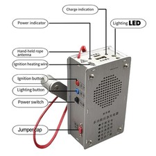 Caricabatteria dinamo telefono portatile robusto strumento essenziale per avvent