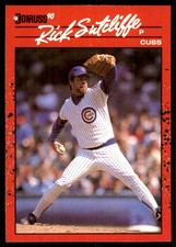 Rick Sutcliffe 1990 Donruss #157c Chicago Cubs MLB READ FREE SHIP AutographDen