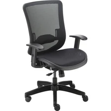Heavy Duty All Mesh High Back Task Chair 350 Lbs Capacity Black