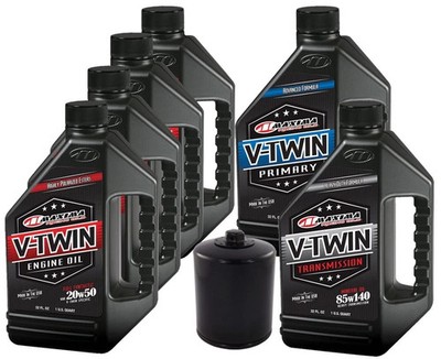 V-Twin Full Synthetic Oil Change Kit 6 Quart for Harley Davidson