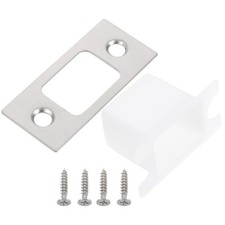  4 Sets Door Plates for Internal Doors Interior Lock Security Metal