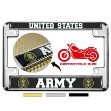 [Officially Licensed Product] - Motorcycle Metal License Plate Frame with Unite