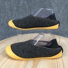 Mahabis Slippers Mens 39 Gray Classic Wool Slip On Indoor Comfort Round Toe