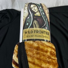 Wild Frontier Blessed Mary-Our Lady Of Guadalupe Plush Throw Blanket 50" X 60"