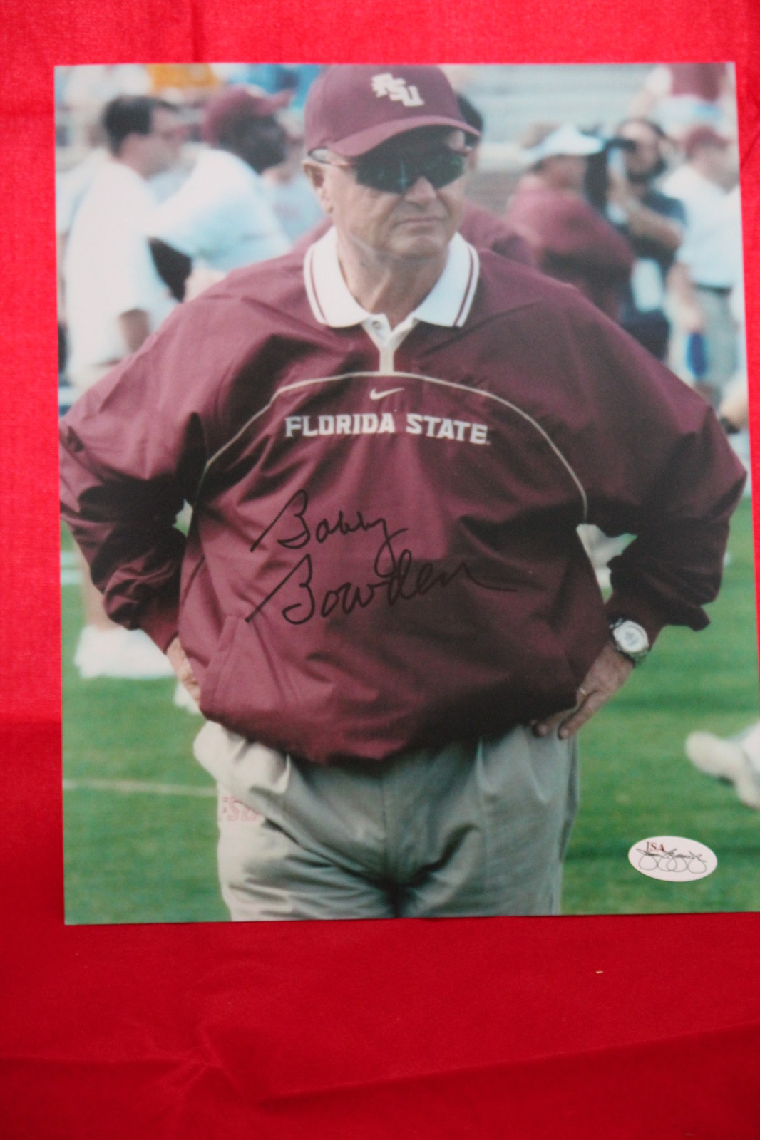 Bobby Bowden Autographed Signed Florida State Seminoles FLORIDA STATE COACH 8x10 FOOTBALL PHOTO 2 JAMES SPENCE 
