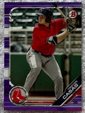 2019 Bowman Draft TRISTON CASAS #BD-87 Purple 043/250 Boston Red Sox