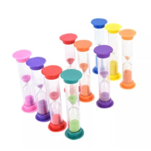 1, 2, 3, 5 Minute Sand Egg Timer Teaching Games Cooking Timing Hourglass UK - Picture 2 of 8