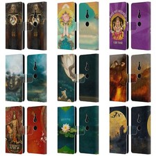 FUNDA BILLETERA LIBRO CUERO DUIRWAIGH GOD OFICIAL PARA TELÉFONOS SONY 1