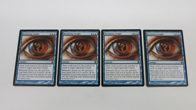 Recurring Insight Mtg 4x RECURRING INSIGHT RISE OF THE ELDRAZI MAGIC GATHERING MTG NM ...