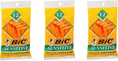 BIC Classic Razor Sensitive Skin 12ct (3 Pack)