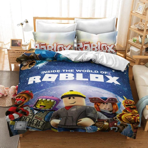 2tlg.3tlg.Bettwäsche Set 3D ROBLOX Bettbezug Kissenbezug 135x200|200x200DE - Bild 2 von 25