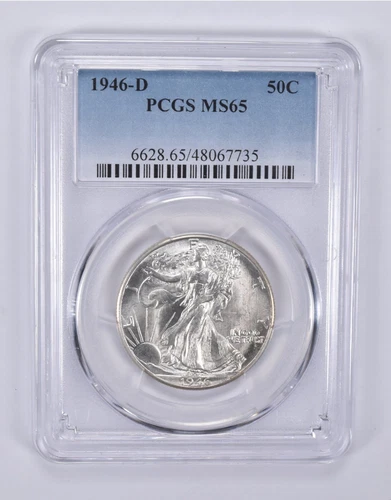 Photo of a 1946-D Walking Liberty Half Dollar from an eBay listing that sold on Jul 23, 2026