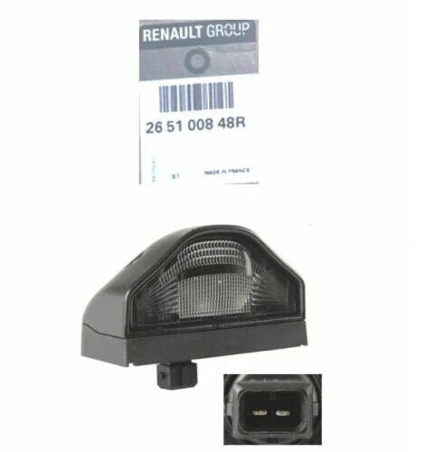 Éclairage de plaque Renault Master 3, feu arrière et lampe de rechange 265100848R
