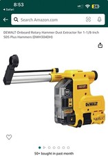 DEWALT Onboard Rotary Hammer Dust Extractor for 1-1/8-Inch SDS DWH304DH