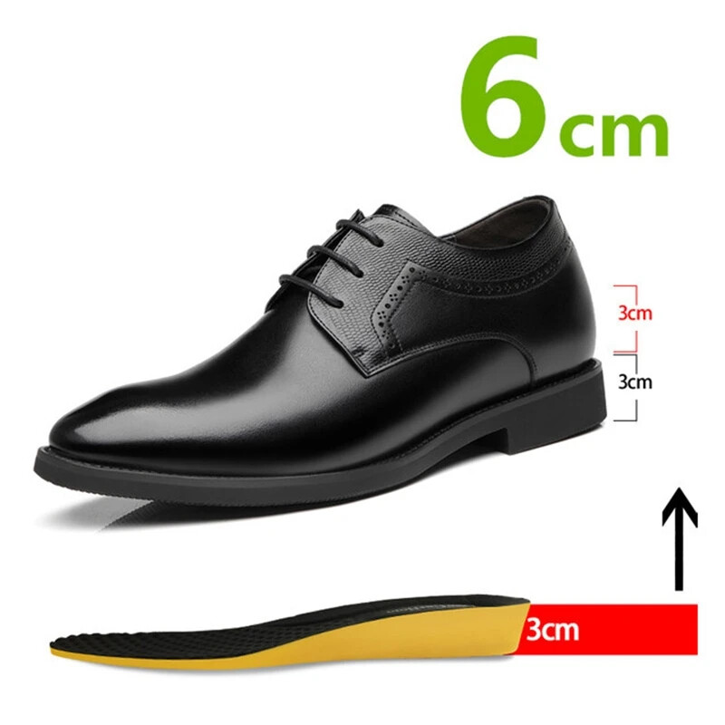SAOLA Scarpe da uomo ascensore business eleganti in pelle scarpe formali business Oxford scarpe