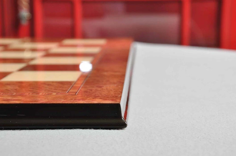 Vavona Burl & Maple Superior Traditional Chess Board - 2.5" Squares - Image 4 of 4