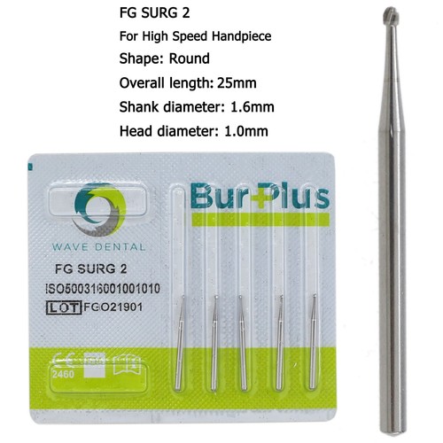 Wave Dental Surgical Burs Round Burs Long 25mm High Speed Carbide 557 702 4 6 FG - Picture 31 of 154