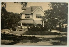 ca 1940s NJ Postcard Penns Grove New Jersey A.L. Brown's Residence house Mayrose