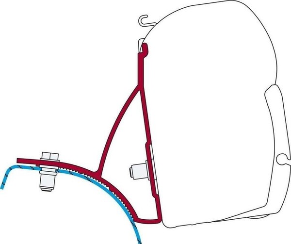 Fiamma Adapter Kit Renault Trafic Markisenadapter F45-image