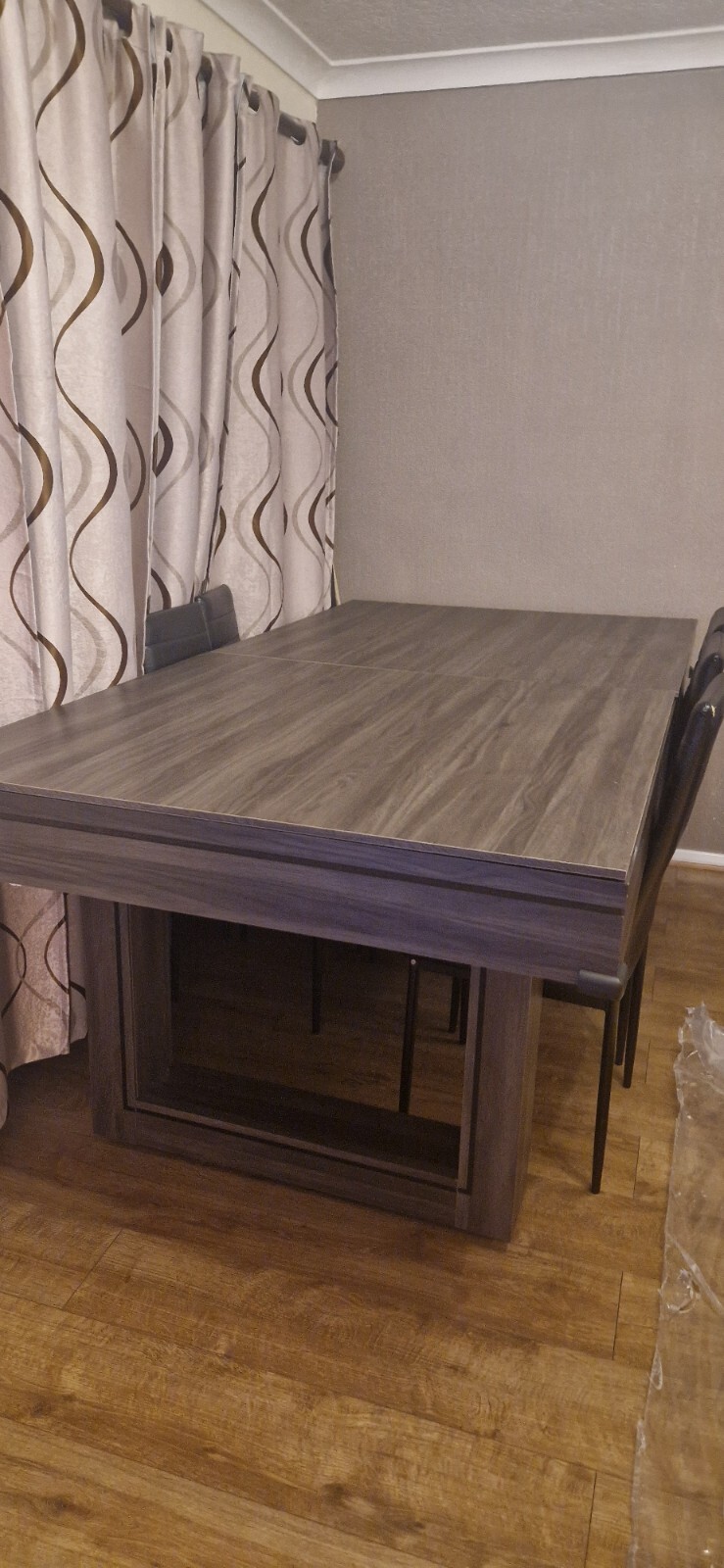 Amalfi 7ft Driftwood Grey Cloth Pool Dining & Table Tennis Table eBay