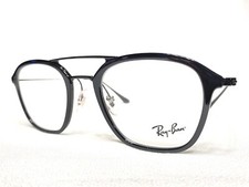 NEW Ray Ban RB7098 5725 Unisex Black Square Modern Eyeglasses Frames 50/21 145