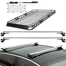 Universal Roof Rack Cross Bars 48 330LB Car Top Roof Cross Bar Luggage Cargo