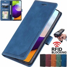 For Samsung A23 A33 A53 A14 A34 A54 Wallet Flip Leather Case Cover RFID Blocking