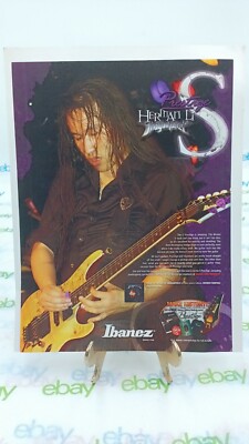 Herman Li Dragonforce 2006 Ibanez S Prestige guitar advertisement