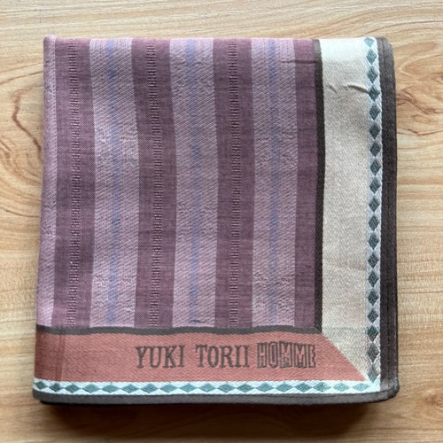 EINSTECKTUCH VINTAGE KUNST JAPAN GESTREIFT LINIE HERREN EINSTECKTUCH BAUMWOLLE 19" B0308