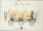 Belgium First Day Sheet 2010-05 Mi 4041-4045 Booklet Literature Walking through
