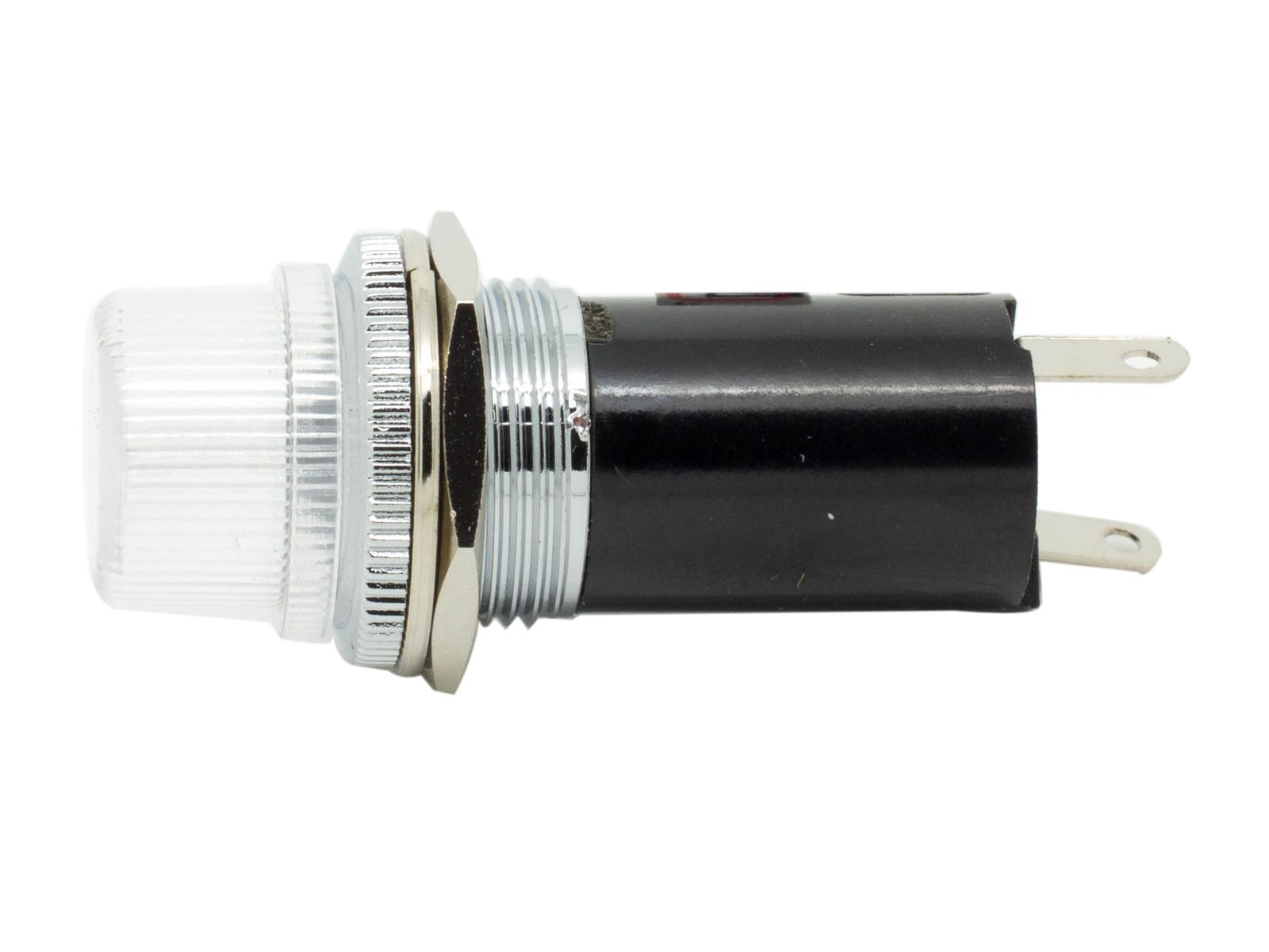 PL1603W ATI 16mm 5/8" White 110V 120V AC DC LED Signal Indicator Pilot Light