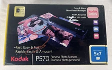 Kodak P570 Personal Handheld Photo Scanner 5x7 Good Used in Box no memory card