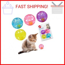 SPOT Lattice Balls Cat Toys - Durable, Fun Balls with Bells Perfect for Swatting