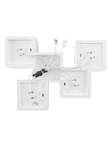 Applique en plâtre à peindre GS-5029 pour éclairer un grand couloir sombre