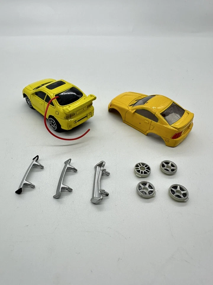 Zip Zaps Micro RC Honda Civic Coupe + Mustang Body + Parts Radio Shack Car Only - Image 4 of 4