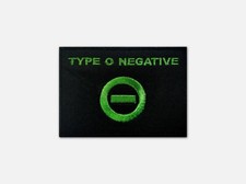 Type O Negative embroidered patch.