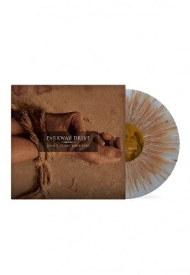 PARKWAY DRIVE - DON'T CLOSE YOUR EYES - CLEAR/WHITE/BROWN SPLATTER- 500 COPIES