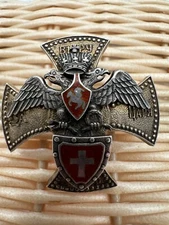 Russian Imperial The Life Guards Volynsky Regiment Military Bronze Badge