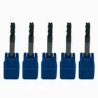 5PCS HRC45 3.5mm HSS CNC Straight Shank 4 Flute End Mill Cutter Drill Bit