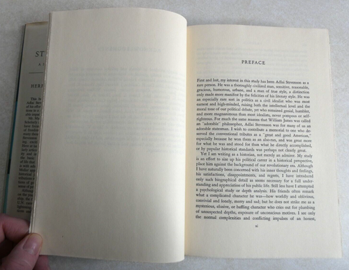 Adlai Stevenson A Study in Values by Herbert J Muller Vintage Book 1st Ed 1967 - Picture 16 of 23