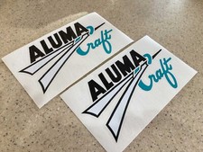 AlumaCraft Vintage Boat Decals 9-1/2