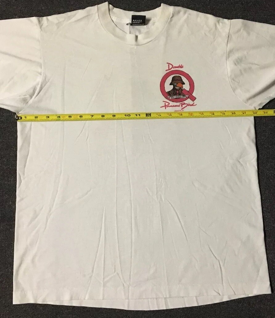 Vtg 80s 98.1 WKQQ FM Kentucky Rock Station Faded Shirt M