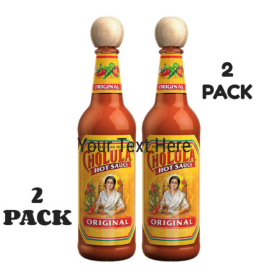 2 Pack  Cholula Mexican Hot Sauce Original Flavor 12 fl oz Bottles Mexico Pepper