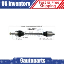 Fits 2005 Honda Pilot w/ ABS Front Right Passenger Side CV Axle CV Joint