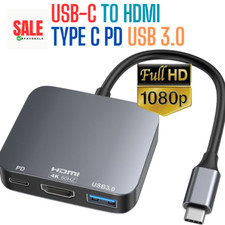 USB Type C to HDMI 4K USB Type C PD USB 3.0 Port Apple USB-C to Multiport Hub