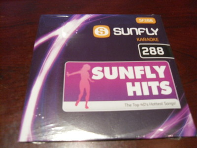 SUNFLY HITS KARAOKE  DISC SF288 VOLUME 288 CD+G SEALED 16 TRACKS