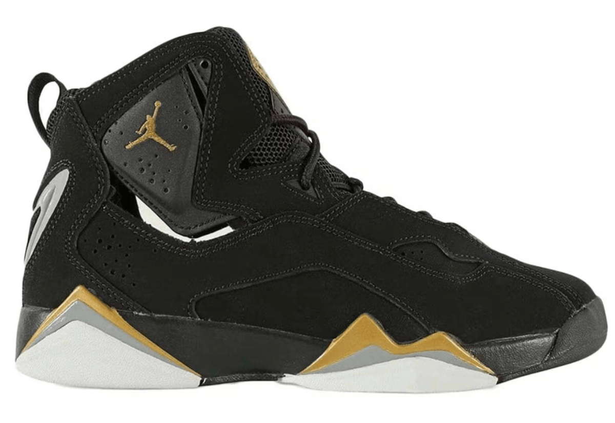 ★ Nike ★ Air Jordan TRUE FLIGHT ‘BLACK/GOLD’ 2019 NIKE Air Jordan True Flight 'Black Metallic Gold' Sneakers