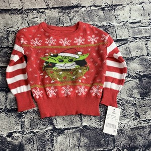 girls baby yoda sweater