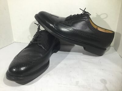 Florsheim Men’s Size EEE Black Kenmoor Wingtip Oxford Dress Shoes  SM-37