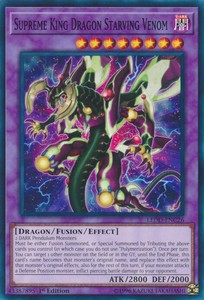 Supreme King Dragon Starving Venom - LEDD-ENC26 - Common - 1st Edition x3 - Near
